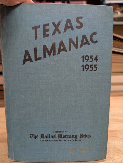 Texas almanac 1954 1955 published by the Dallas morning News