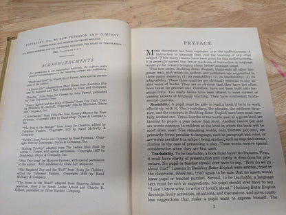 Building better English step by step 1941 vintage reader