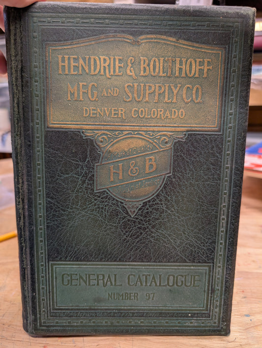 Antique general catalog hendrie & bolthoff manufacturing and supply 1924