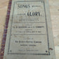 Songs of Glory antique hymnal from 1901