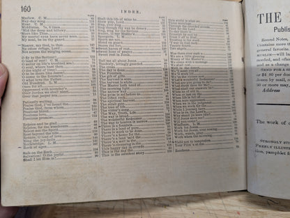 Grace and Glory Antique hymnal 1881 Southern Methodist publishing House