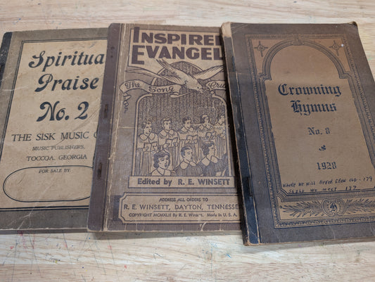 Vintage soft cover hymnal lot of three three vintage hymnals 1928 1929 1942