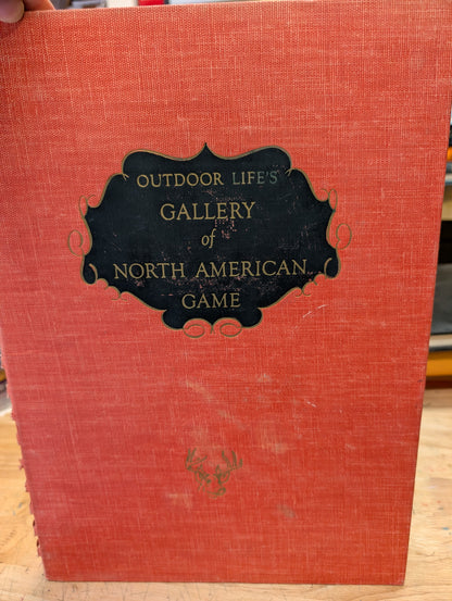 Outdoor life's gallery of North American game 1946 vintage coffee table book