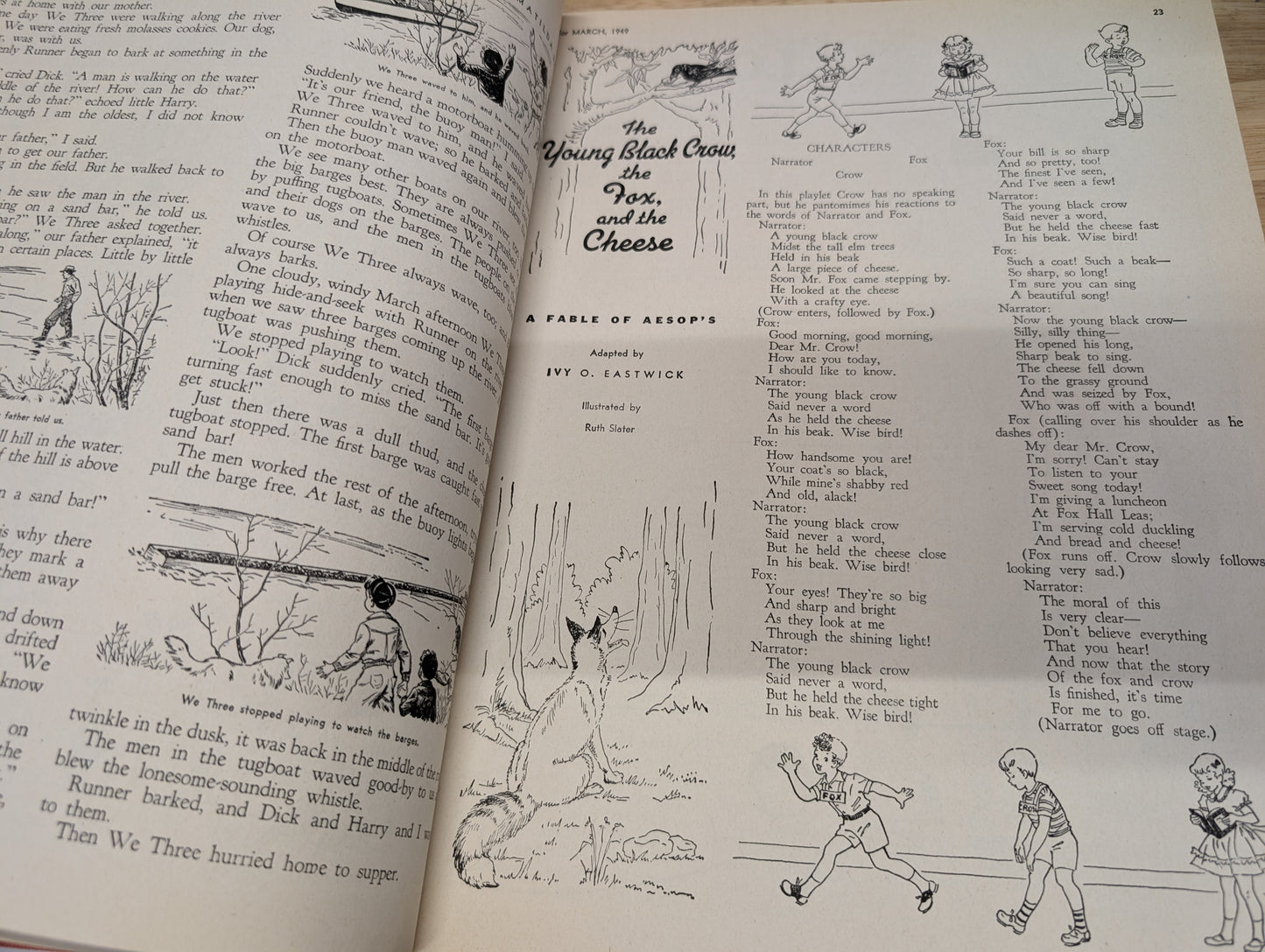 Children's activities anthology bound volume 1949 *RARE* vintage children's magazine