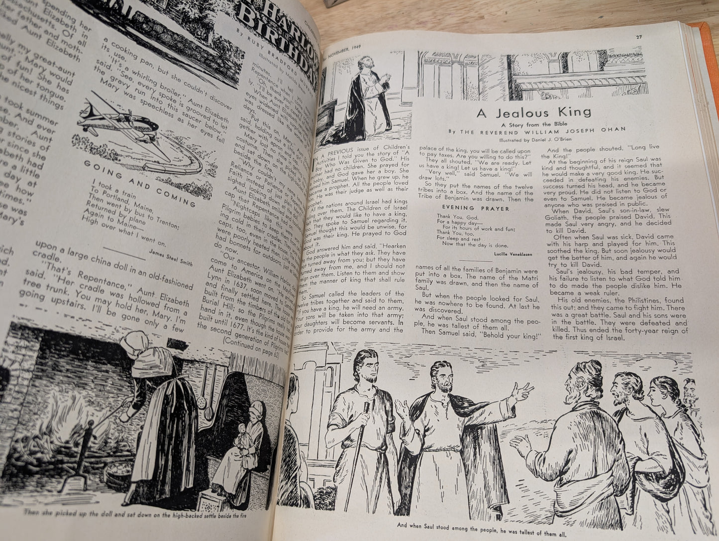 Children's activities anthology bound volume 1949 *RARE* vintage children's magazine