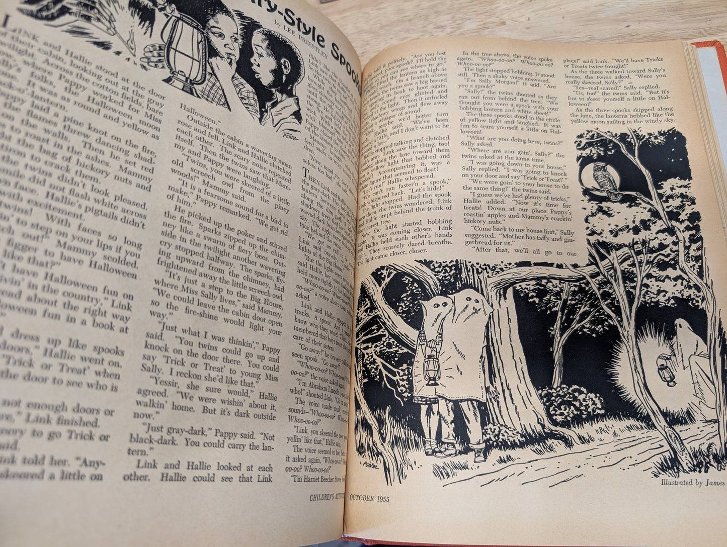 Children's activities anthology bound volume 1955 *RARE* vintage children's magazine