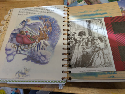 The Night Before Christmas Little Golden Book Junk Journal