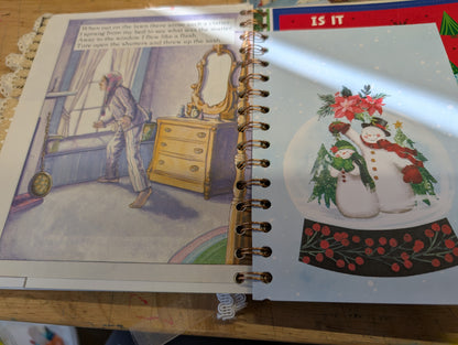 The Night Before Christmas Little Golden Book Junk Journal