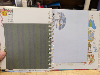 The Twelve Days of Christmas Little Golden Book Junk Journal