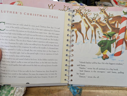 Rudolph The Rednose Reindeer Little Golden Book Christmas Junk Journal