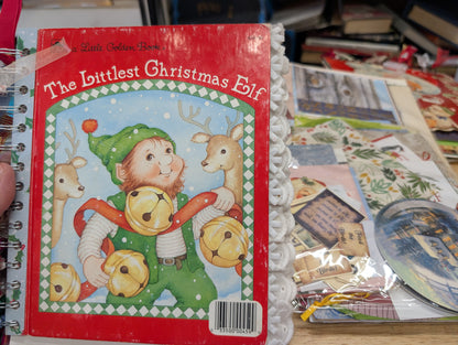 The Littlest Christmas Elf Little Golden Book Christmas Junk Journal