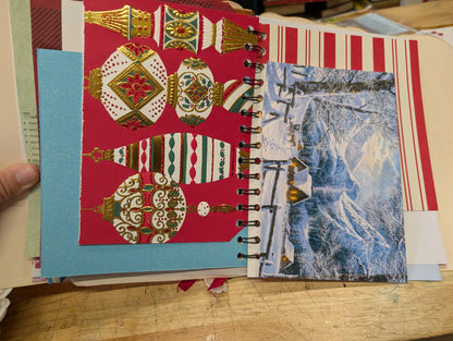 Vintage The Night Before Christmas Christmas Junk Journal