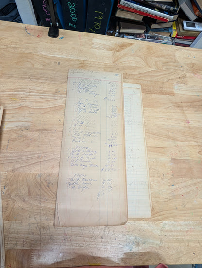 Antique Vintage Ledger Page Packs