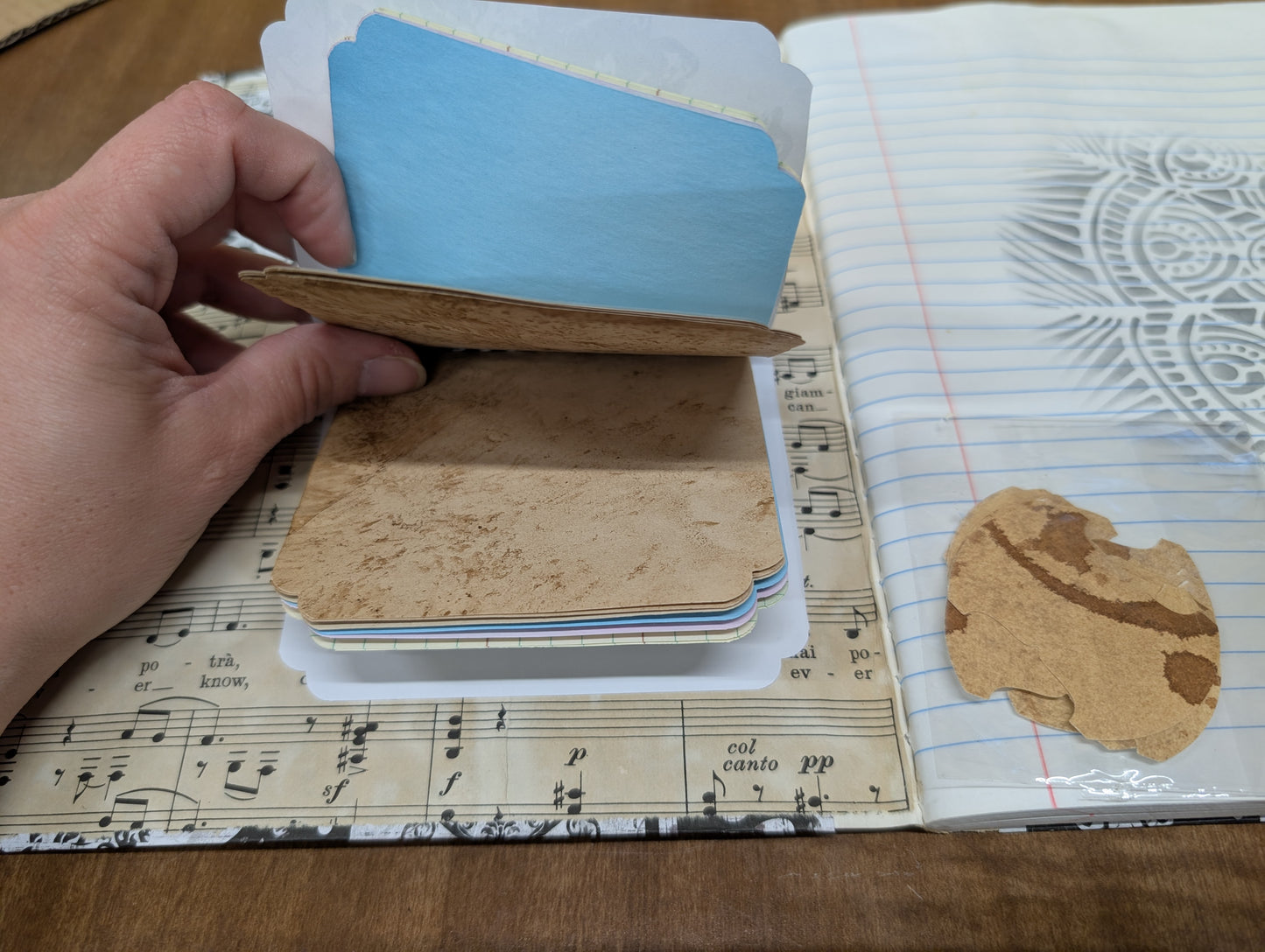 Black & White Altered Composition Book