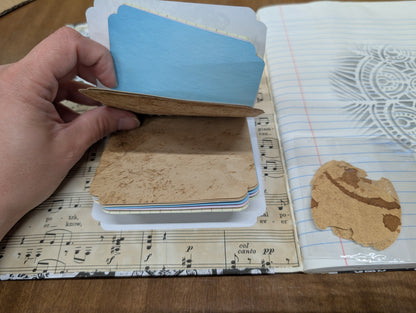 Black & White Altered Composition Book