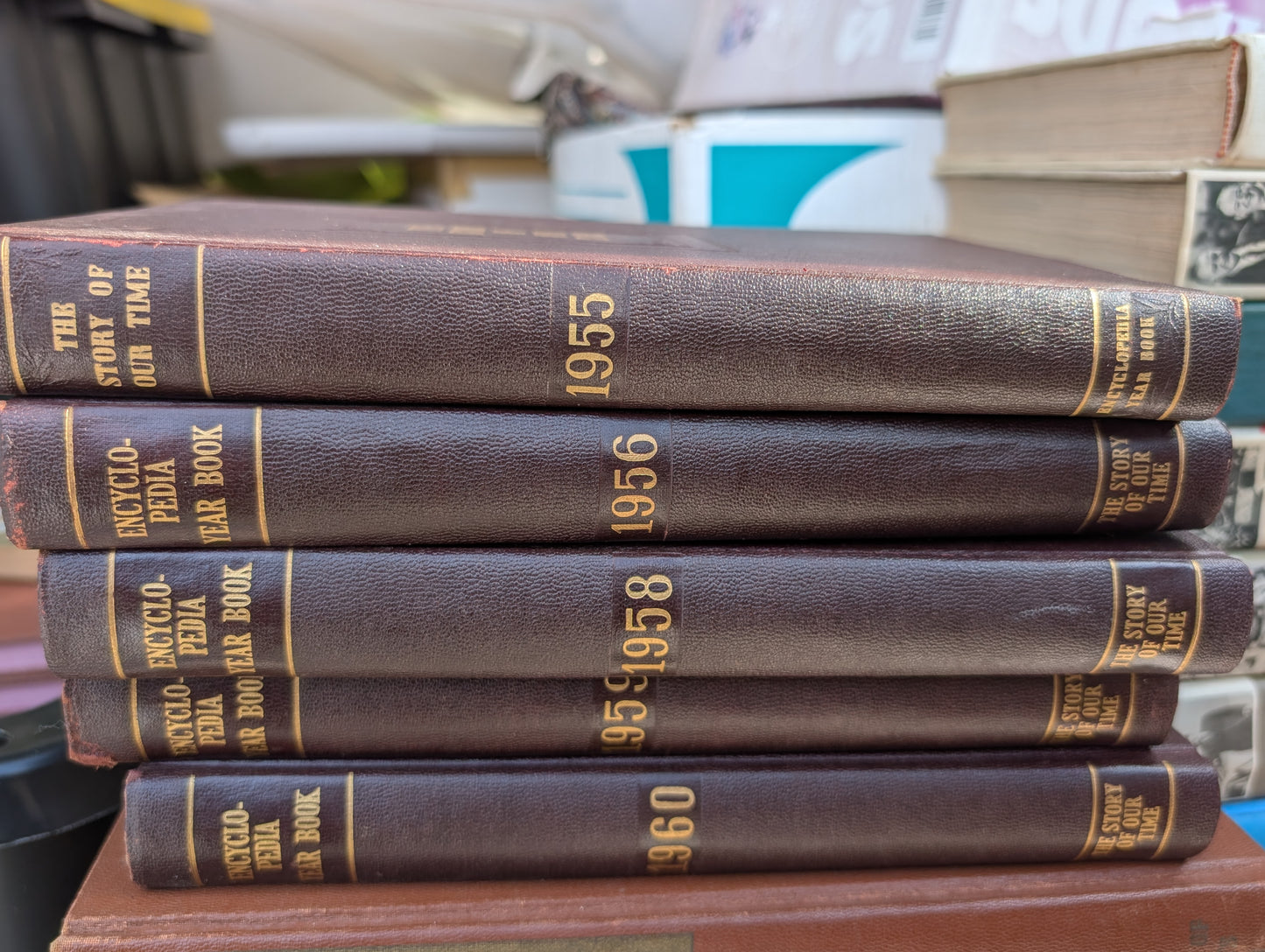 1950s Encyclopedia Yearbook The Story of Our Time - Choose your Year