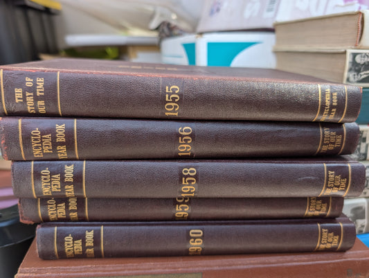 1950s Encyclopedia Yearbook The Story of Our Time - Choose your Year