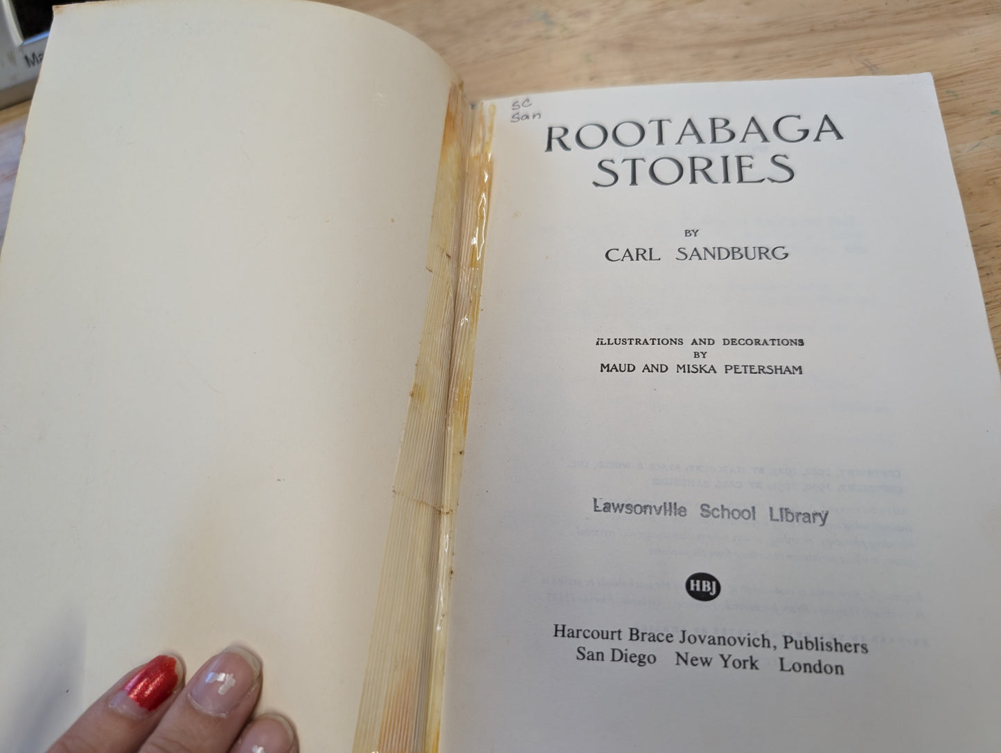 Rootabaga Stories Carl Sandberg 1951 Edition