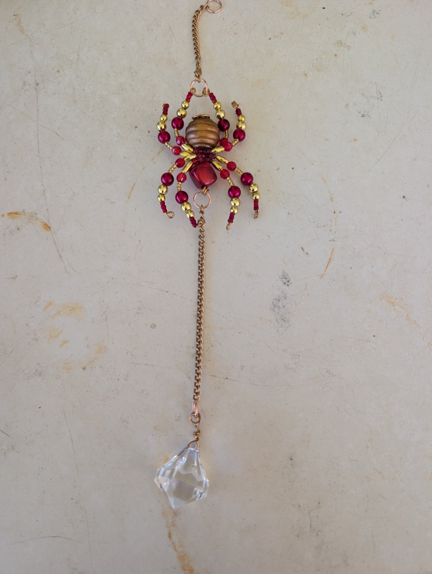 Ginger - A Beaded spider