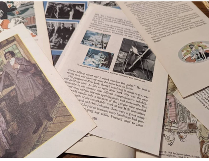 RD Image Page Packs for Collage, Ephemera Junk Journals