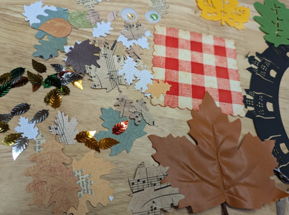 Fall Collage Kits 2 Different Sizes 50+ or 80+ pieces Autumn Collage Paper Crafts Gluebook Art Journal Junk Journal Card Making Scrapbooking