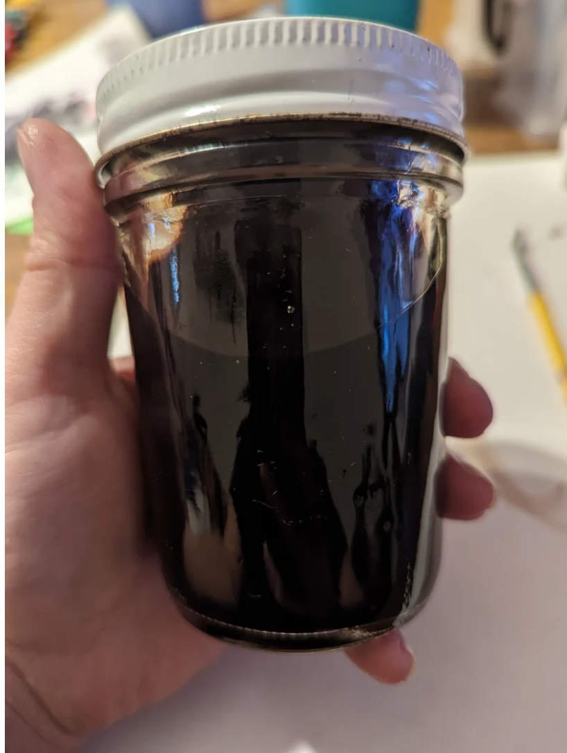 5oz Jar of Black Walnut Stain Organic Homemade Dye