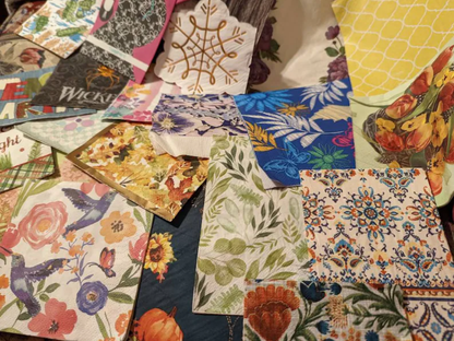 20 Decoupage Collage Paper Napkin Assortment