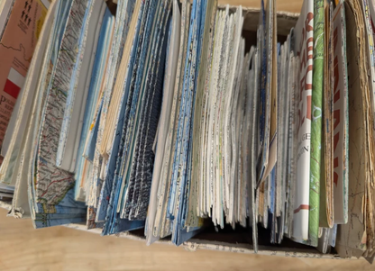 Lot of 3 National Geographic Maps for Collage, Junk Journal, Ephemera