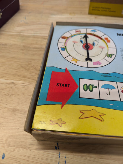 Mr. Spin-nose saalfield publishing game missing one yellow piece 1969 vintage board game. Four games in one