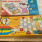 Mr. Spin-nose saalfield publishing game missing one yellow piece 1969 vintage board game. Four games in one