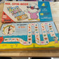 Mr. Spin-nose saalfield publishing game missing one yellow piece 1969 vintage board game. Four games in one