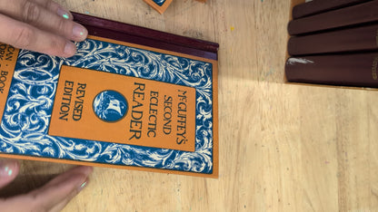 McGuffey's Eclectic Readers Primer through the Sixth, Revised editions 1920 antique readers antique textbooks box set