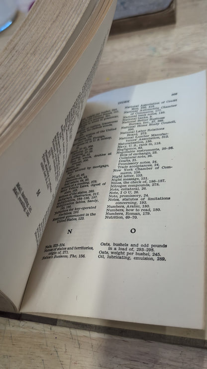 The Business encyclopedia edited by Henry Marshall 1949 Edition