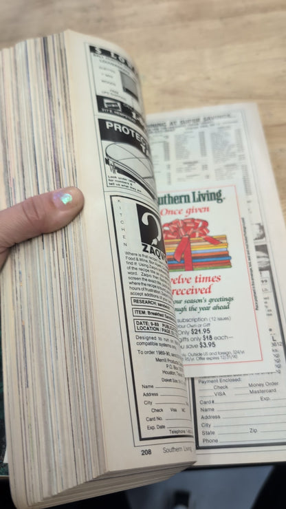 6 vintage Southern living magazines 1990 lot 4