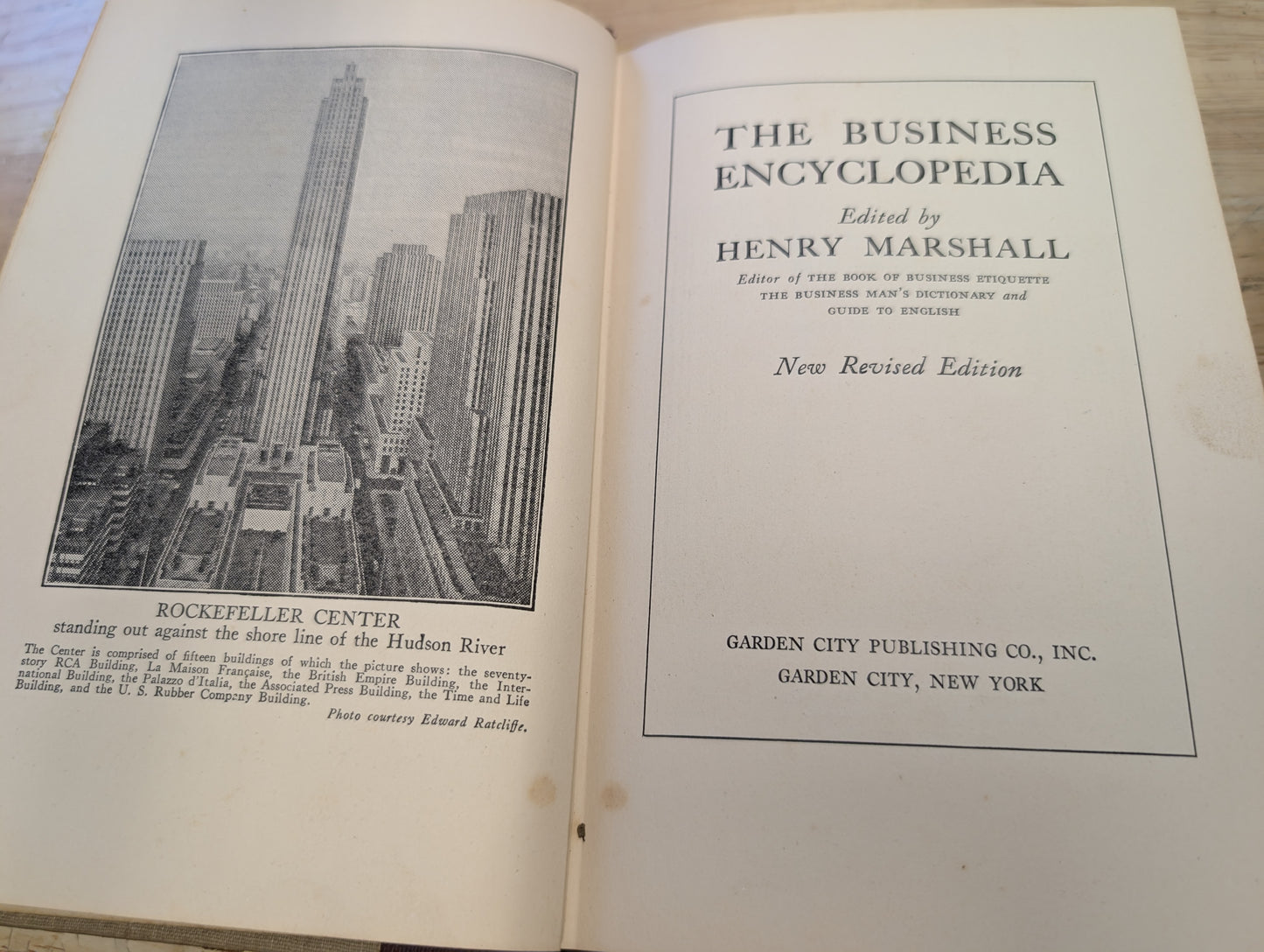 The Business encyclopedia edited by Henry Marshall 1949 Edition