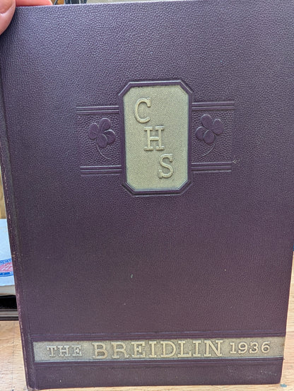 The Breidlin 1936 coughlin high School vintage yearbook Wilkes-Barre, PA