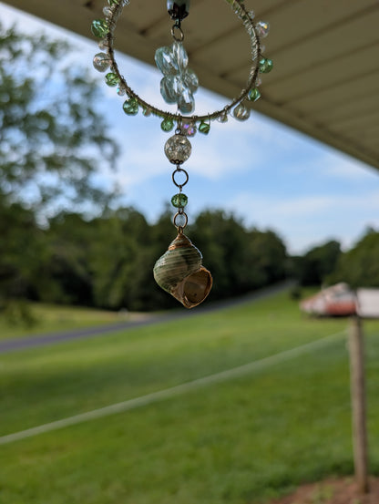 Soft Green Bangle Bracelet Suncatcher