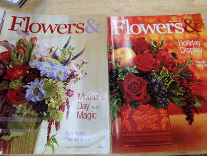 Lot of four flowers& magazine 2004 2005 2006