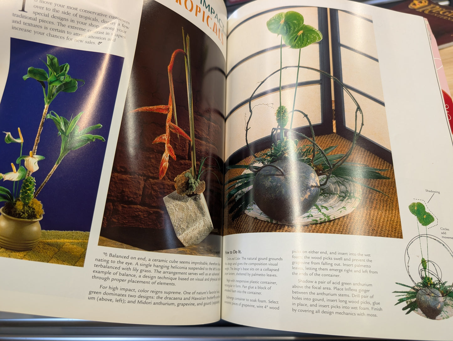 Professional floral designer magazine 1990s lot of four