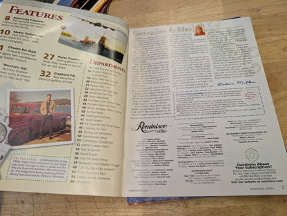 2010 Reminisce Magazines Lot Of 10 Great Collage And Junk Journal Images