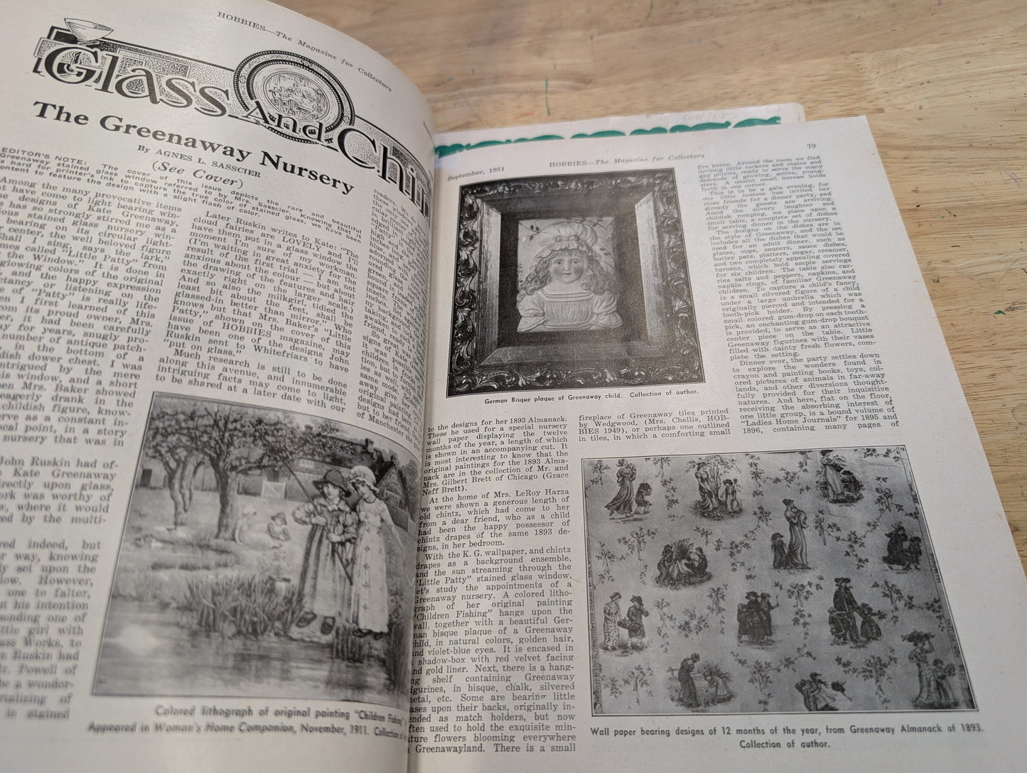 Lot of 2 1950s hobbies magazines the magazine for collectors