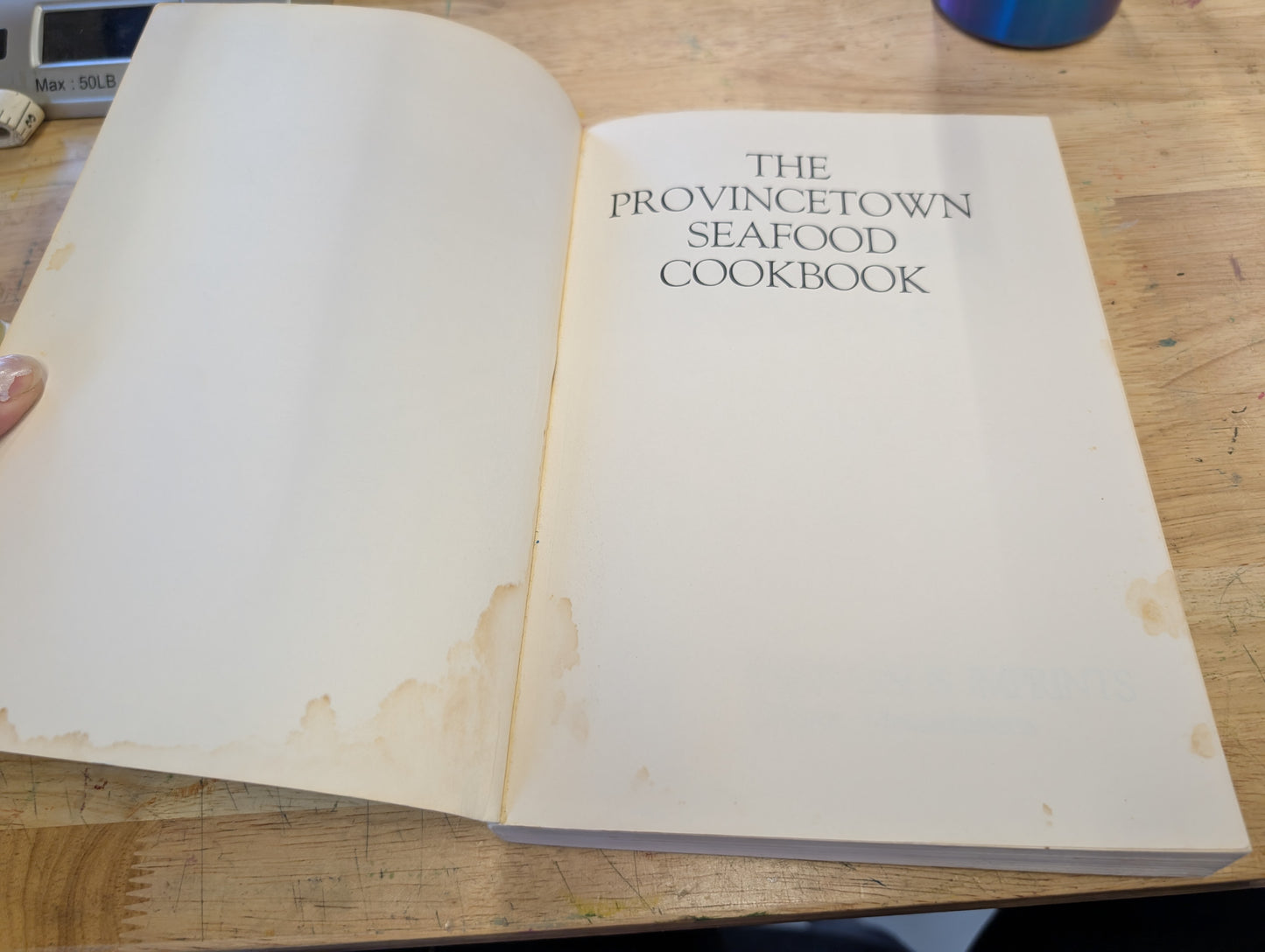 Provincetown seafood cookbook Howard mitcham 1986