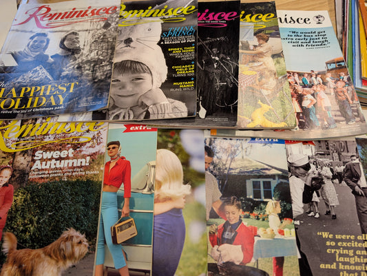 2014-2015 Reminisce Magazine Lot Of 11 Great For Collage And Junk Journals L lovelymalia87 (399)