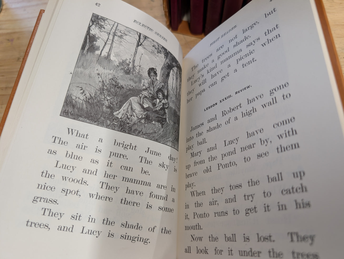 McGuffey's Eclectic Readers Primer through the Sixth, Revised editions 1920 antique readers antique textbooks box set