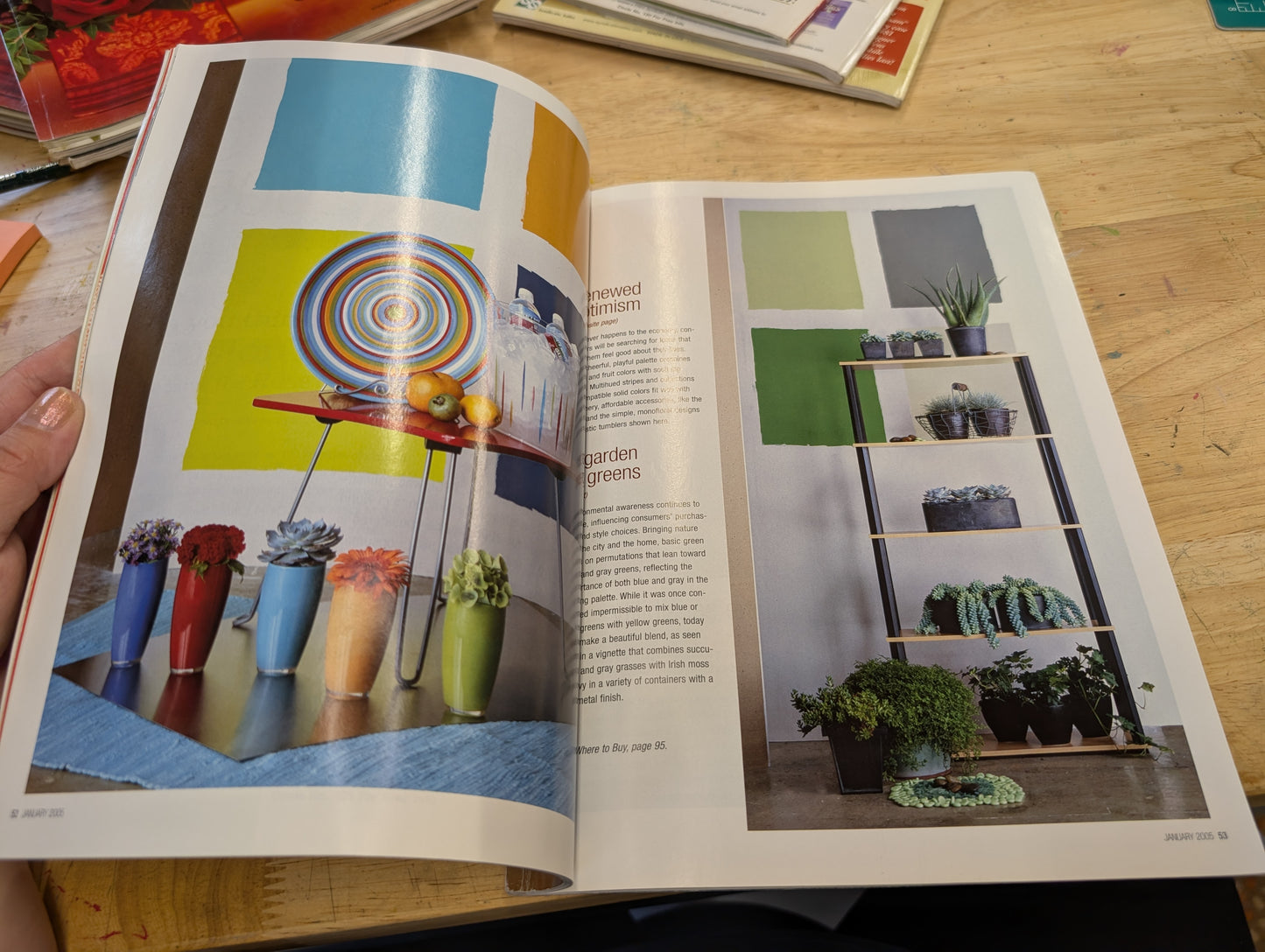 Lot of four flowers& magazine 2003. 2004, 2005
