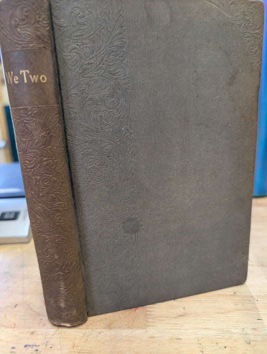 We two by Edna Lyall antique novel with embossed cover
