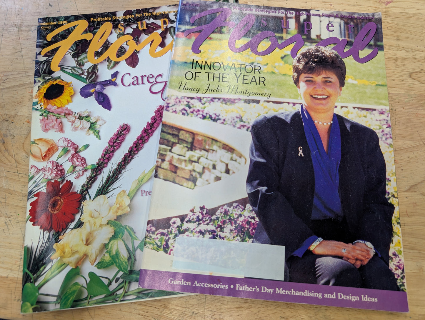 Two super floral magazines December 98 April 99