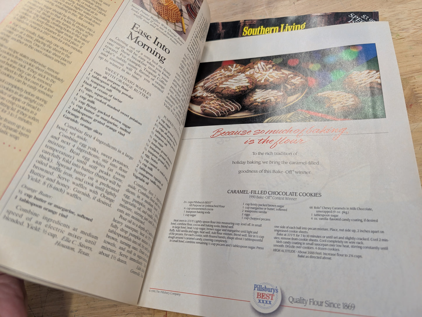 Southern living December 1990 special edition issue and standard monthly issue. 25th year silver jubilee lot 6