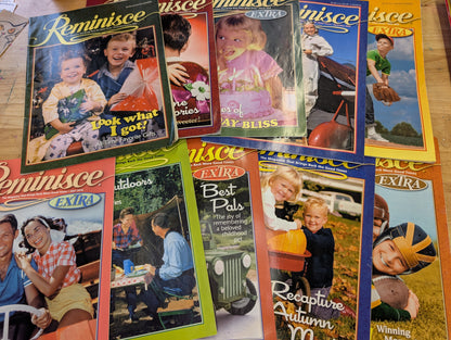 2010 Reminisce Magazines Lot Of 10 Great Collage And Junk Journal Images