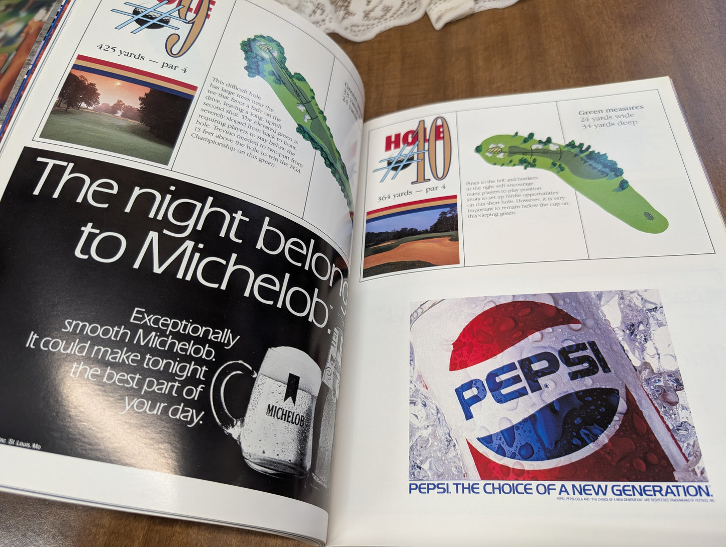 Vantage championship October 5-9 1988 Tanglewood program vintage golf program